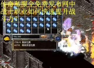 传奇私服全免费发布网中战士职业如何快速提升战斗力？