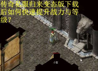传奇私服归来变态版下载后如何快速提升战力与等级？