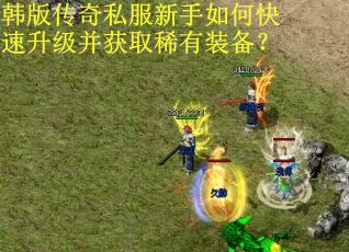 韩版传奇私服新手如何快速升级并获取稀有装备？