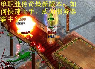 单职业传奇最新版本：如何快速上手，成为服务器霸主？
