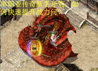 单职业传奇新手开荒，如何快速提升战力问？