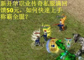新开单职业传奇私服满回馈50元，如何快速上手称霸全服？