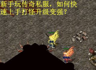 新手玩传奇私服，如何快速上手打怪升级变强？