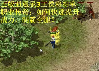 正版逍遥录3王侯将相单职业传奇：如何快速提升战力，制霸全服？