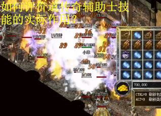 如何评价道传奇辅助士技能的实际作用？