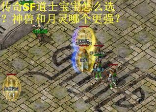 传奇SF道士宝宝怎么选？神兽和月灵哪个更强？