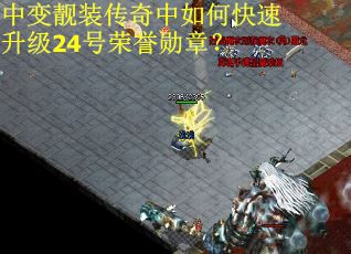 中变靓装传奇中如何快速升级24号荣誉勋章？