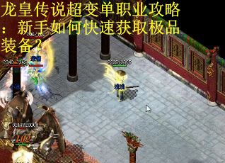 龙皇传说超变单职业攻略：新手如何快速获取极品装备？