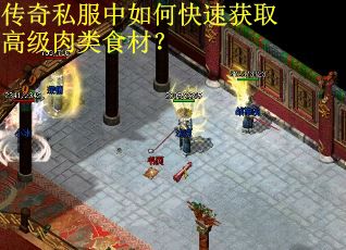 传奇私服中如何快速获取高级肉类食材？